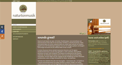 Desktop Screenshot of naturtonmusik.ch