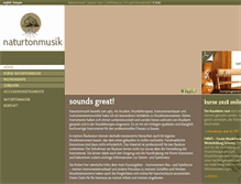 Tablet Screenshot of naturtonmusik.ch